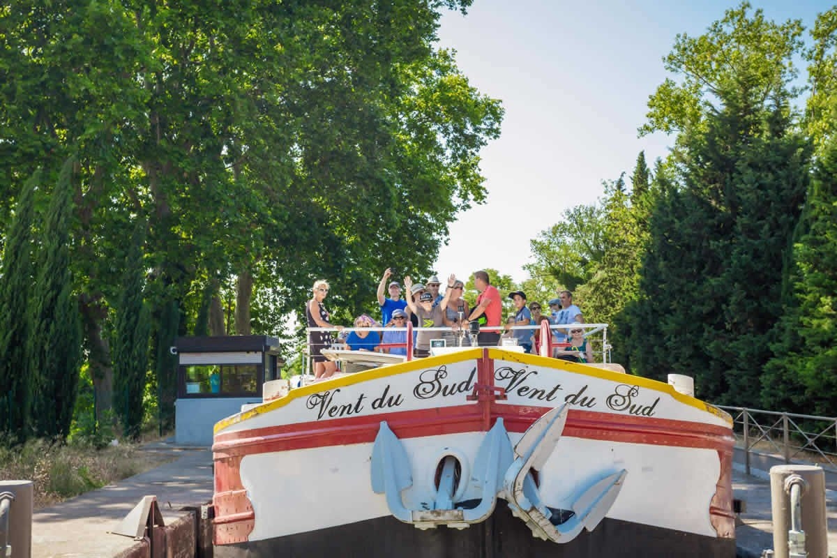Sudfrance.fr - Croisière écluses de Fonseranes sur le Canal du Midi