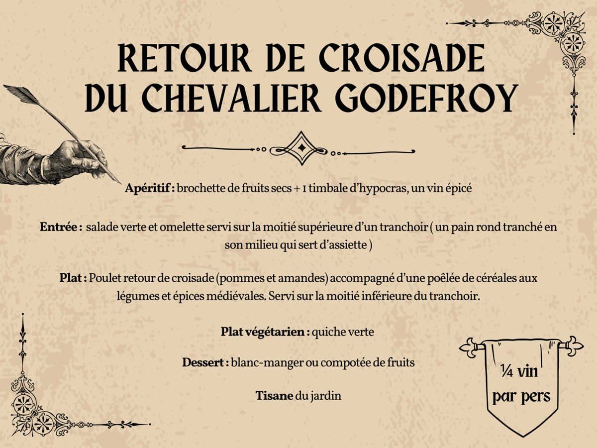 Sudfrance.fr - Option menu du chevalier