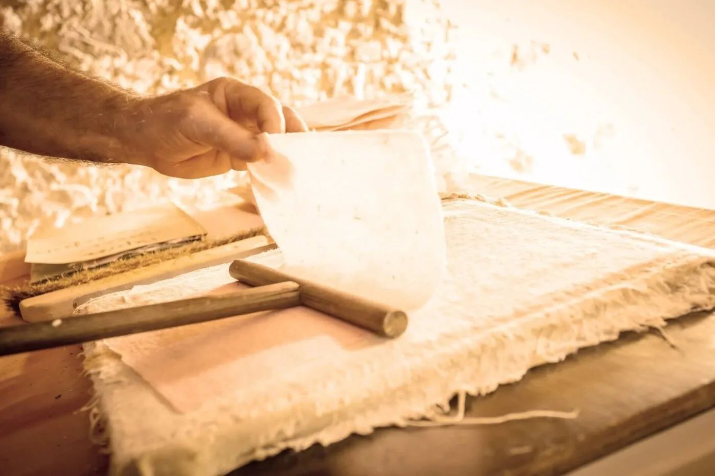 Sudfrance.fr - Atelier scolaire et pédagogique : la fabrication du papier