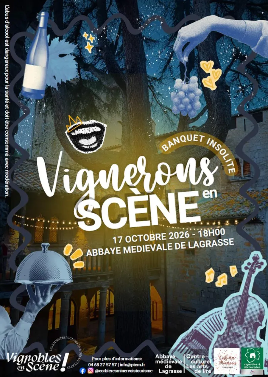 Sudfrance.fr - Vignerons en Scène : banquet insolite à Lagrasse