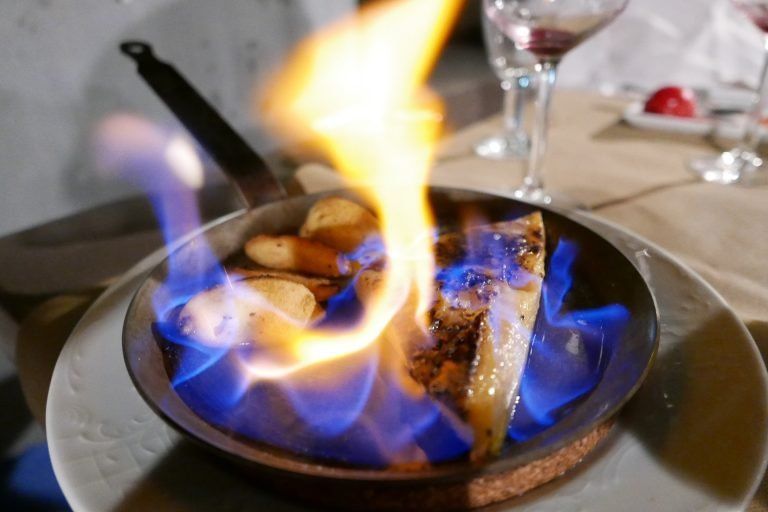 Sudfrance.fr - séjour câlin Ariège - Dessert flambé