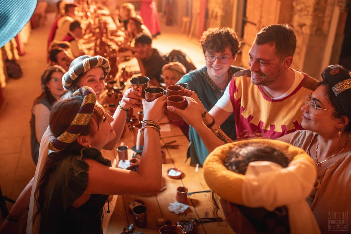 Taverne médiévale dans la Cité Médiévale de Carcassonne